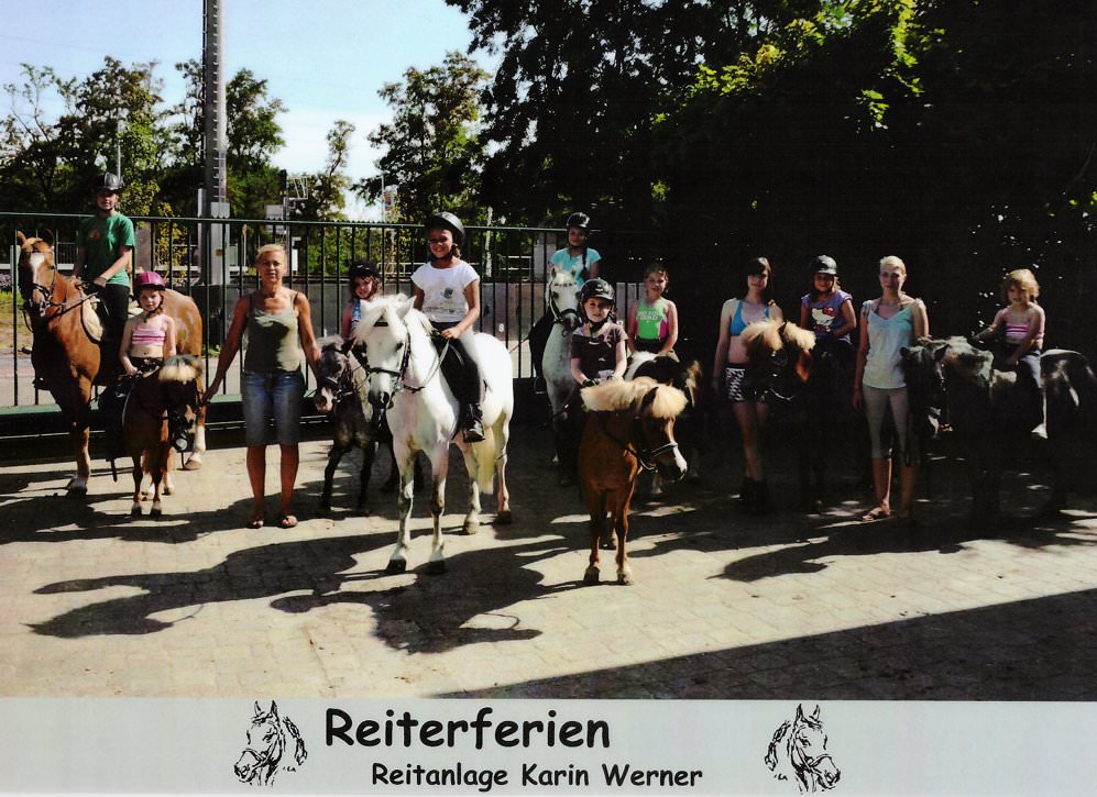 Karin Werners Ferien-Camp in der Reitsportanlage in Bellheim 2011